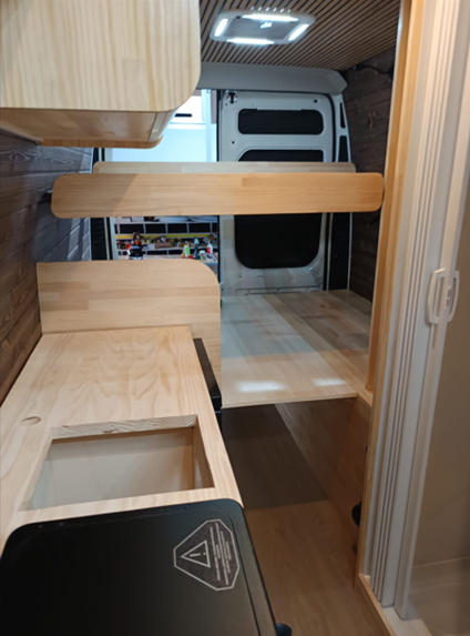instalacion interior camper
